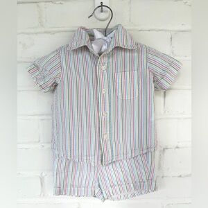 Janie & Jack Seersucker Outfit (6-12M)